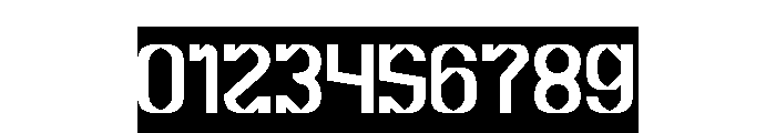 Micro Graphic-Inverse Font OTHER CHARS