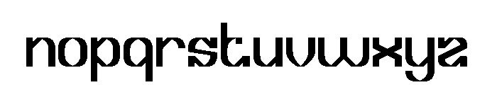 Micro Graphic-Light Font LOWERCASE