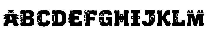 Midas Regular Font UPPERCASE