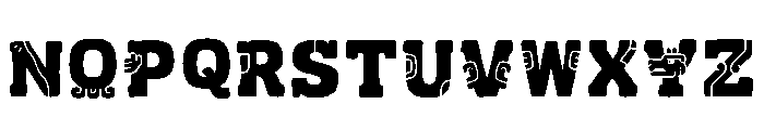 Midas Regular Font LOWERCASE