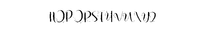 Middy Angelyn Font UPPERCASE