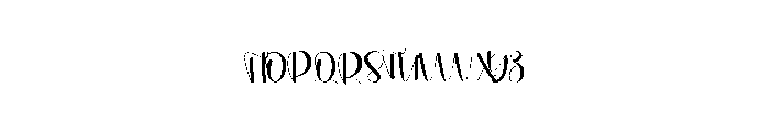 Middy Beauty Font UPPERCASE