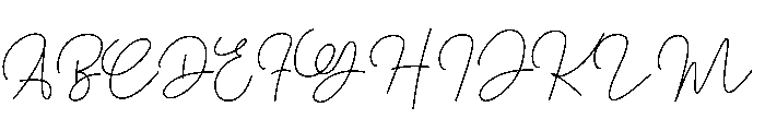 Middy Font UPPERCASE