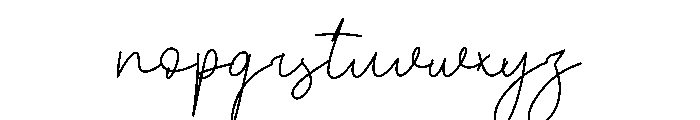 Middy Font LOWERCASE