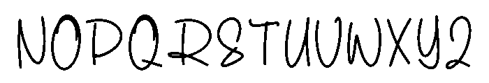 Midletime Font UPPERCASE