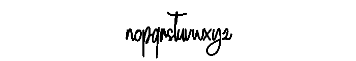 Midletime Font LOWERCASE