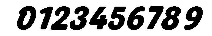 Midmate Oblique Font OTHER CHARS