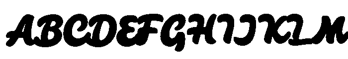 Midmate Regular Font UPPERCASE