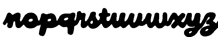 Midmate Regular Font LOWERCASE