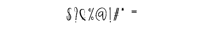 Midnight 1 Font OTHER CHARS