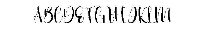 Midnight 1 Font UPPERCASE