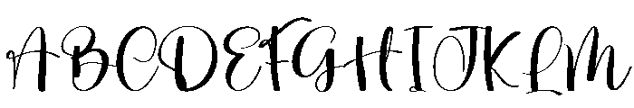 Midnight Billiard Font UPPERCASE