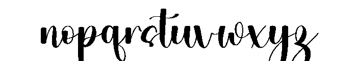 Midnight Billiard Font LOWERCASE