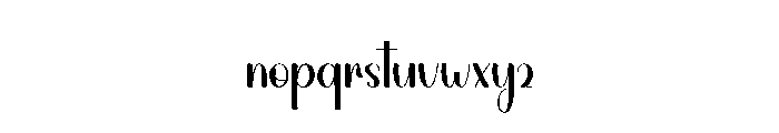 Midnight Birthday Font LOWERCASE