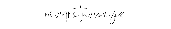 Midnight Diamond Font LOWERCASE