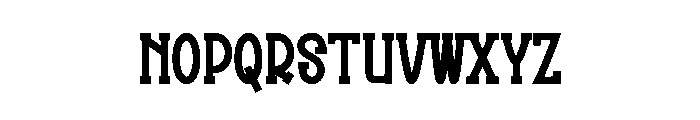 Midnight Hallowen Font LOWERCASE