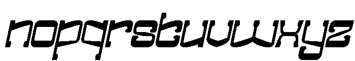 Midnight Jazz Bold Italic Font LOWERCASE