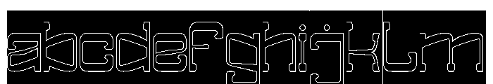 Midnight Jazz-Hollow-Inverse FONT