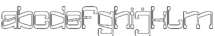 Midnight Jazz-Hollow FONT