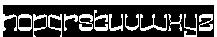 Midnight Jazz-Inverse Font LOWERCASE