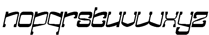 Midnight Jazz Italic Font LOWERCASE
