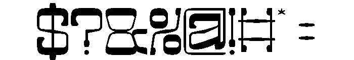 Midnight Jazz-Light Font OTHER CHARS