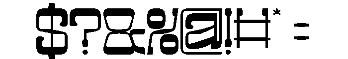 Midnight Jazz Font OTHER CHARS
