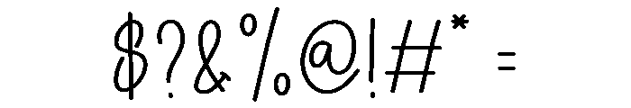 Midnight Journey Font OTHER CHARS
