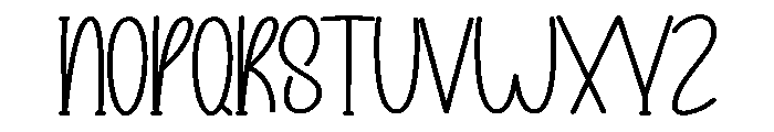 Midnight Journey Font UPPERCASE