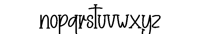 Midnight Journey Font LOWERCASE