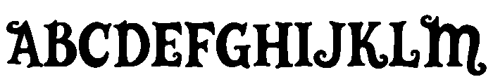 Midnight Magic Font UPPERCASE