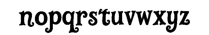 Midnight Magic Font LOWERCASE