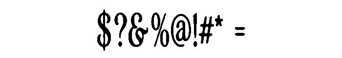 Midnight Majesty Font OTHER CHARS