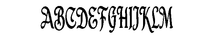 Midnight Majesty Font UPPERCASE