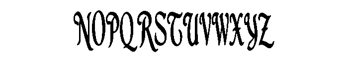 Midnight Majesty Font UPPERCASE