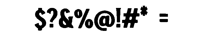 Midnight_Manor Font OTHER CHARS