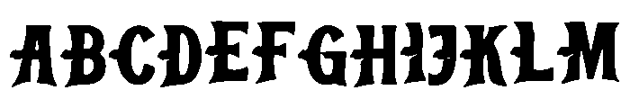 Midnight_Manor Font UPPERCASE