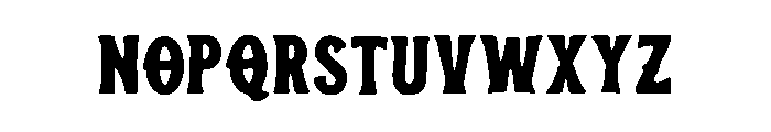 Midnight_Manor Font LOWERCASE