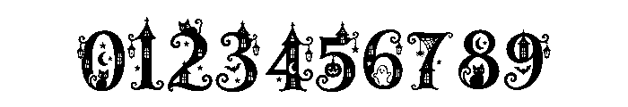 Midnight Mischief Font OTHER CHARS