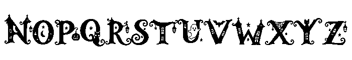Midnight Mischief Font UPPERCASE