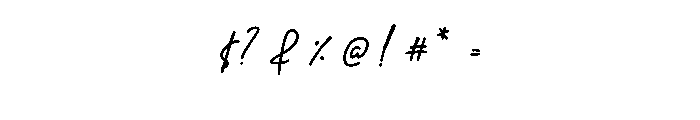 Midnight Note Font OTHER CHARS