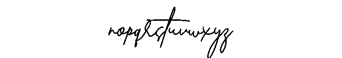 Midnight Note Font LOWERCASE
