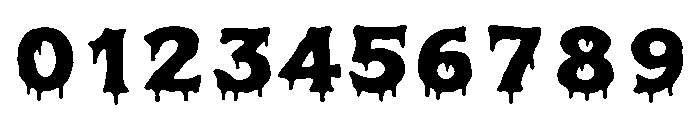 Midnight Ooze Regular Font OTHER CHARS