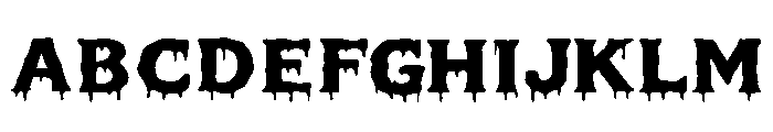 Midnight Ooze Regular Font UPPERCASE