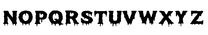Midnight Ooze Regular Font UPPERCASE
