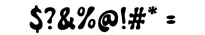 Midnight Party Font OTHER CHARS