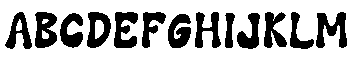 Midnight Party Font UPPERCASE