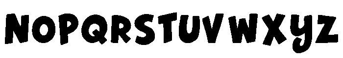 Midnight Pumpkin Sans Font UPPERCASE
