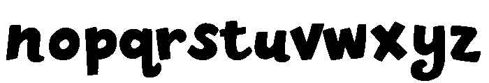 Midnight Pumpkin Sans Font LOWERCASE