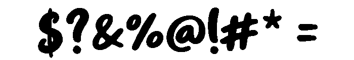 Midnight Pumpkin Script Font OTHER CHARS